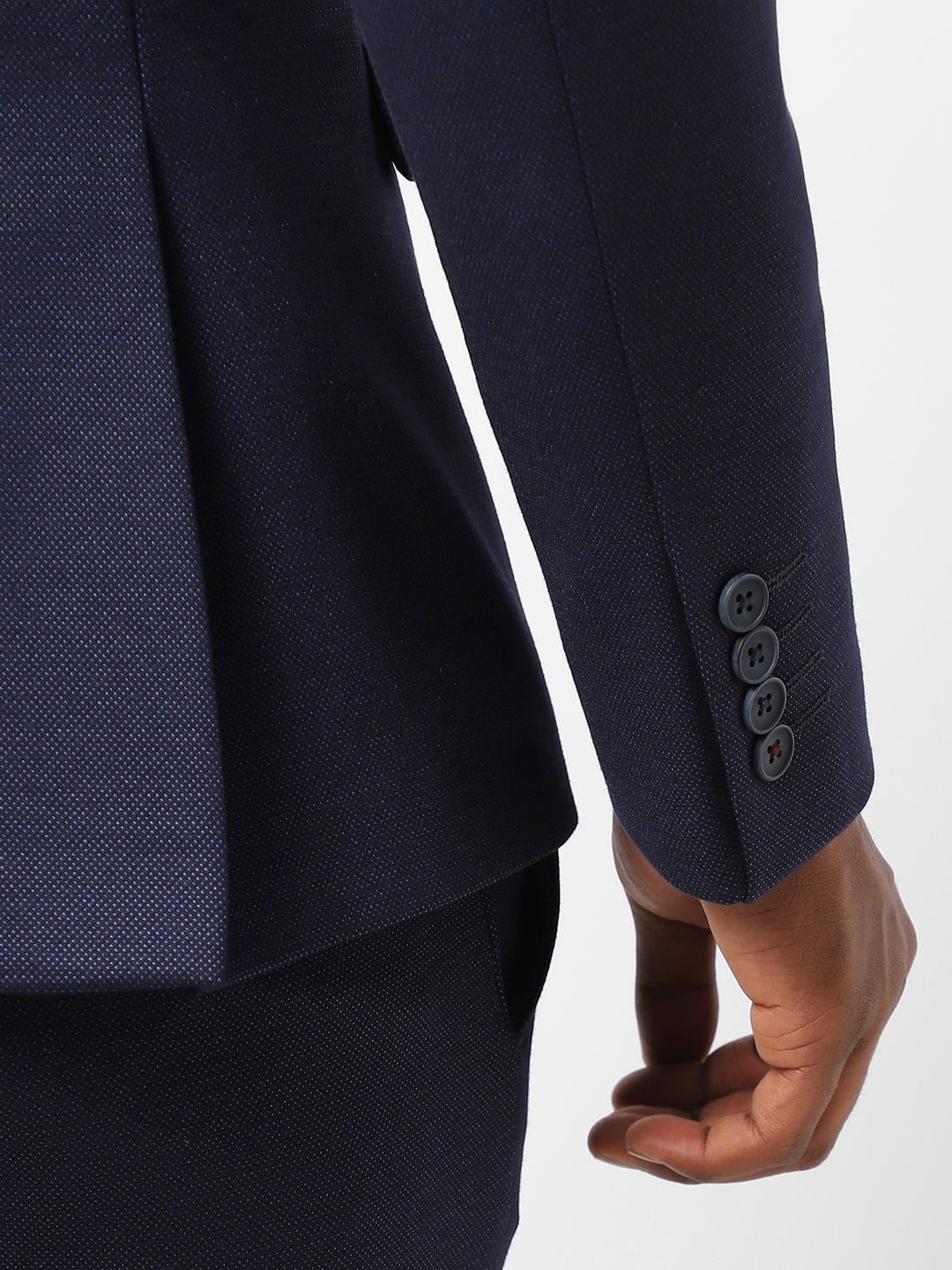 Men's Navy Pin Dot Blazer TCJ1850