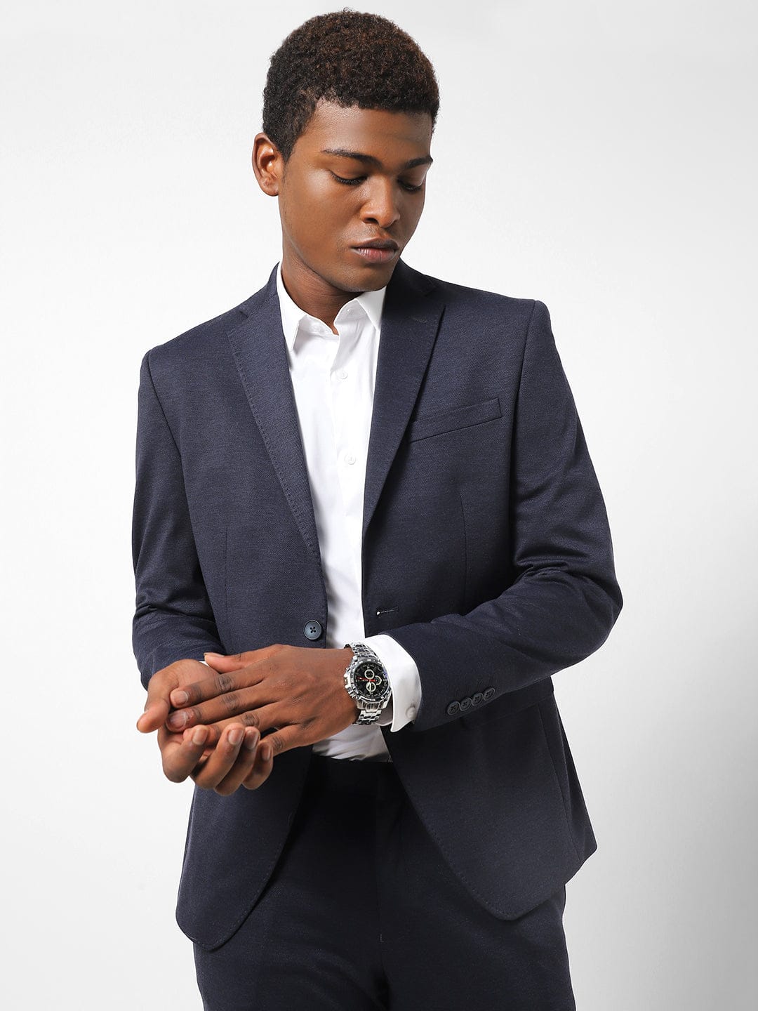 Men's Navy Blazer TCJ46459