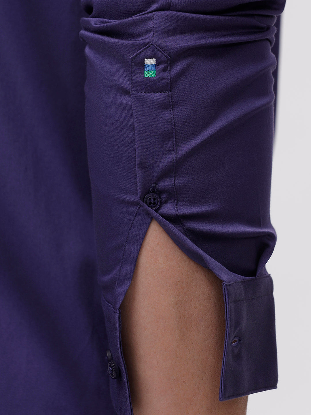 Stephen Mulberry Purple Cotton Shirt