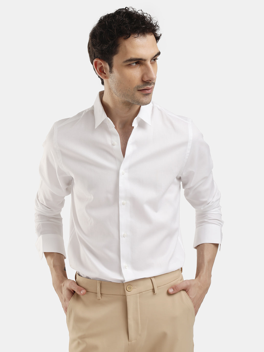 PLAIN SMART CASUAL SHIRT
