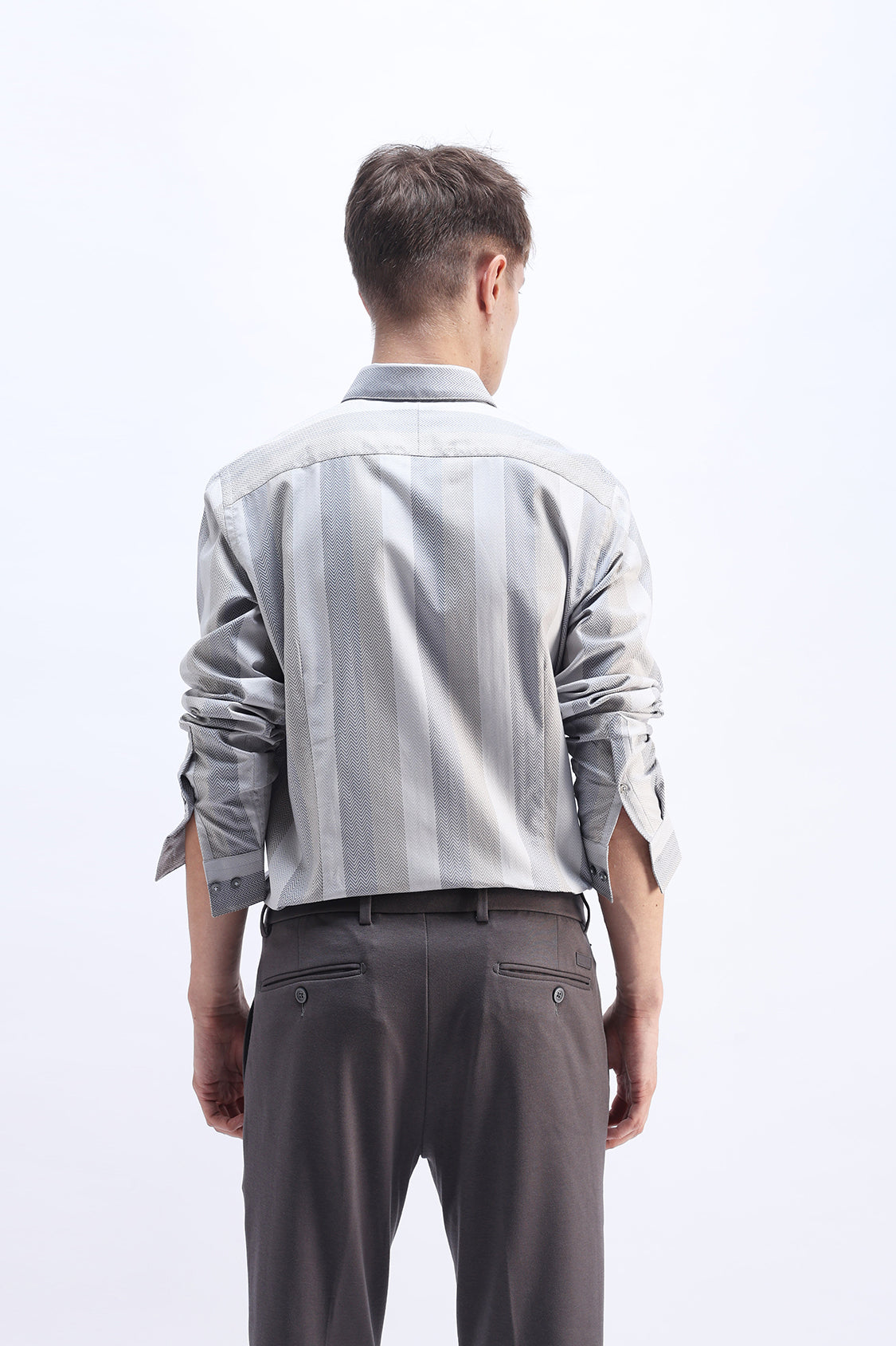 GREY MULTI STRIPES SHIRT