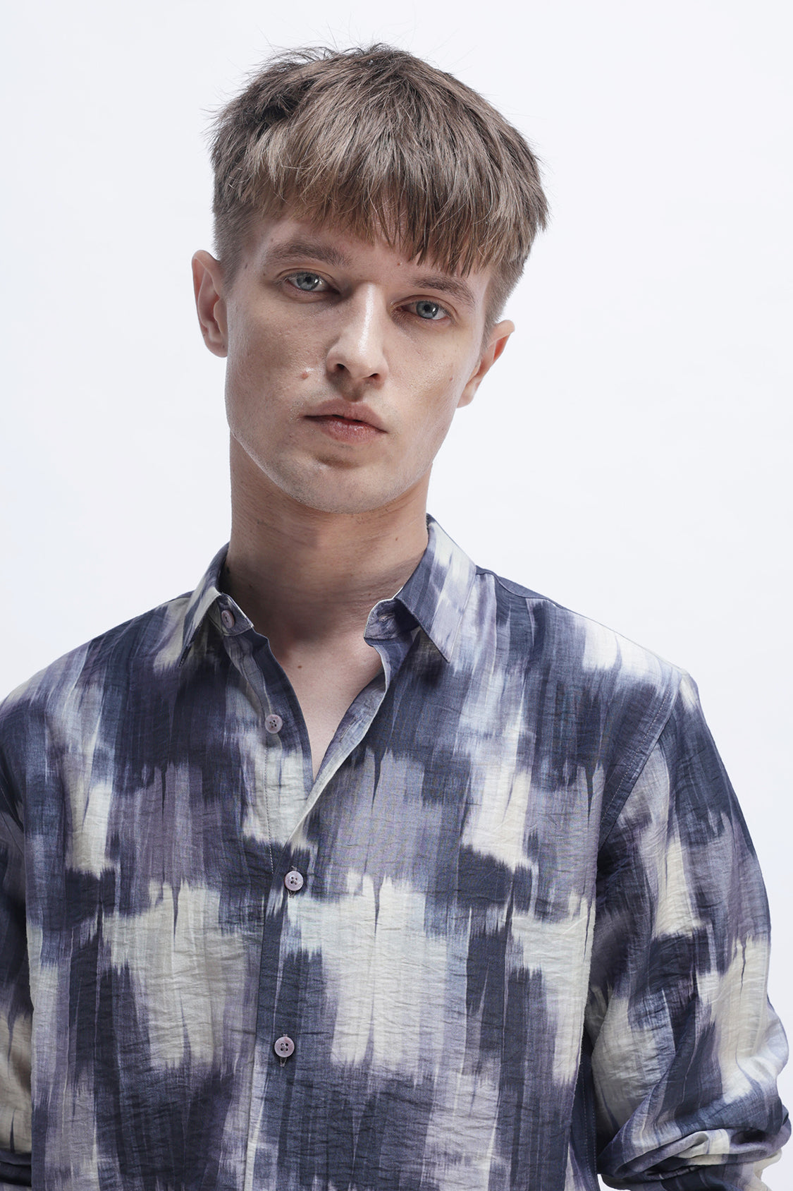 ABSTRACT PRINTED SLIM FIT SHIRT