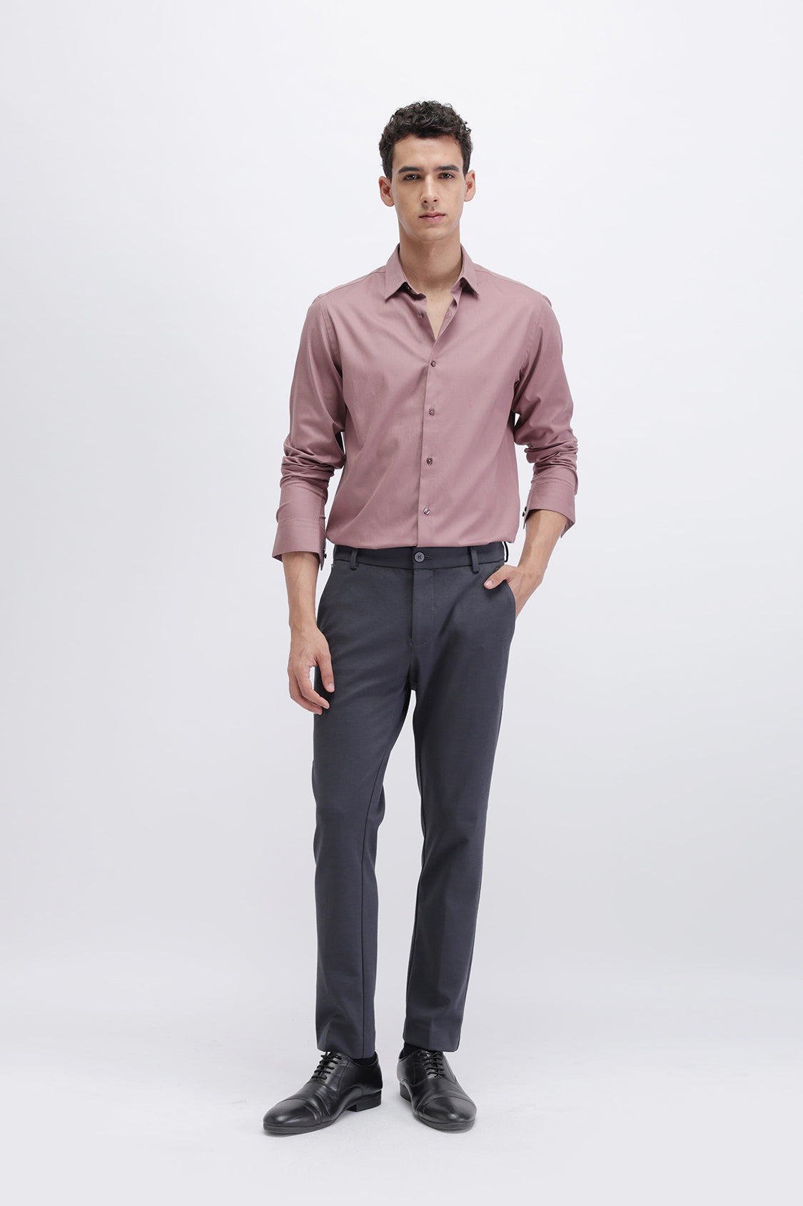 PLAIN TEXTURED SHIRT