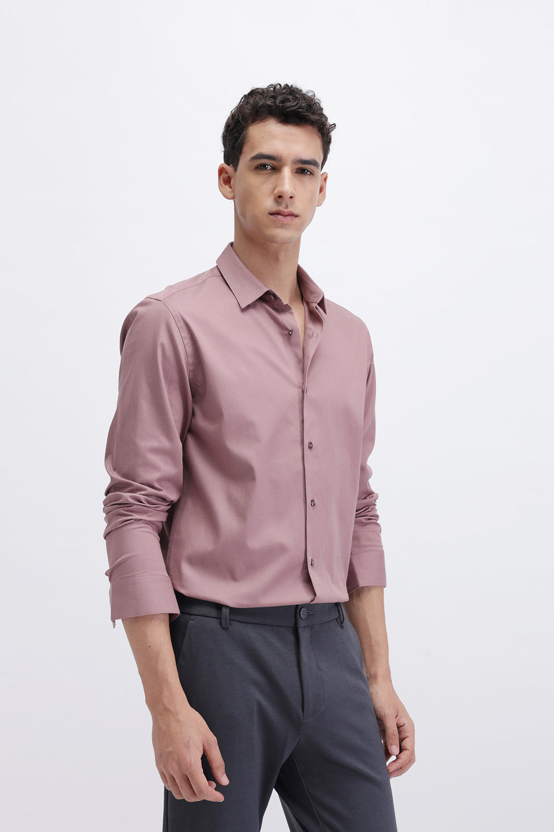PLAIN TEXTURED SHIRT