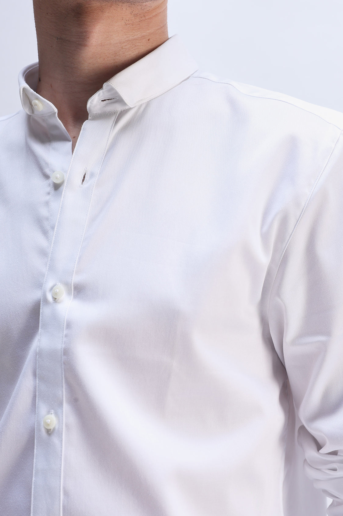 SLIM FIT PLAIN SHIRT