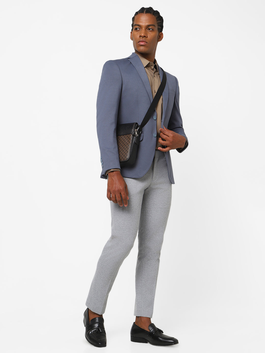 Men's Sky Blue Blazer TCJ-BRIAN