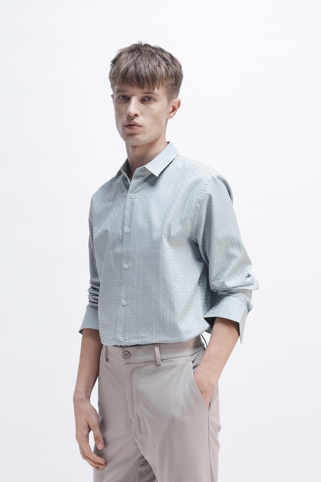 GEOMETRIC PRINTED SHIRT