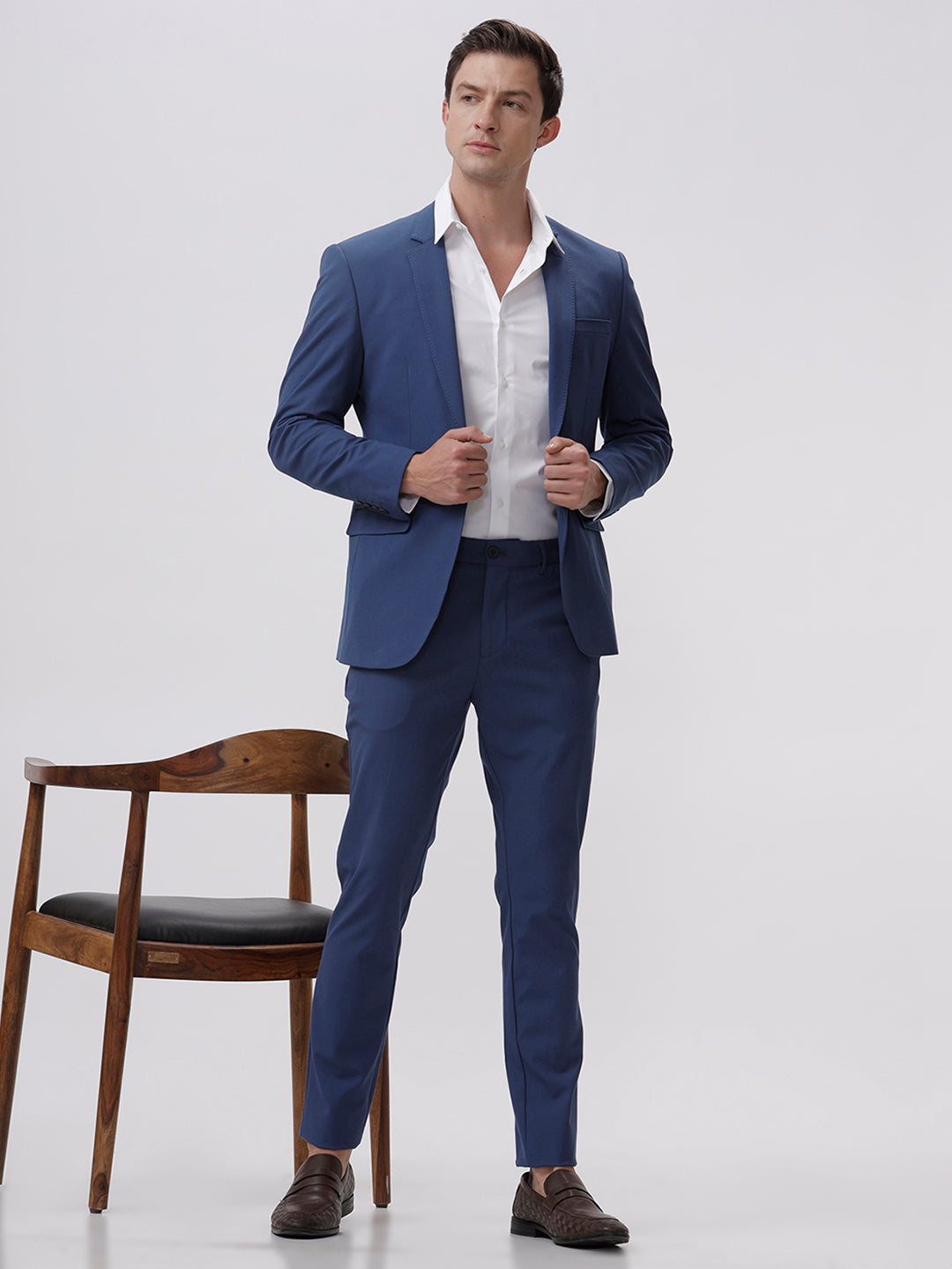 SLIM FIT CASUAL PLAIN SHIRT