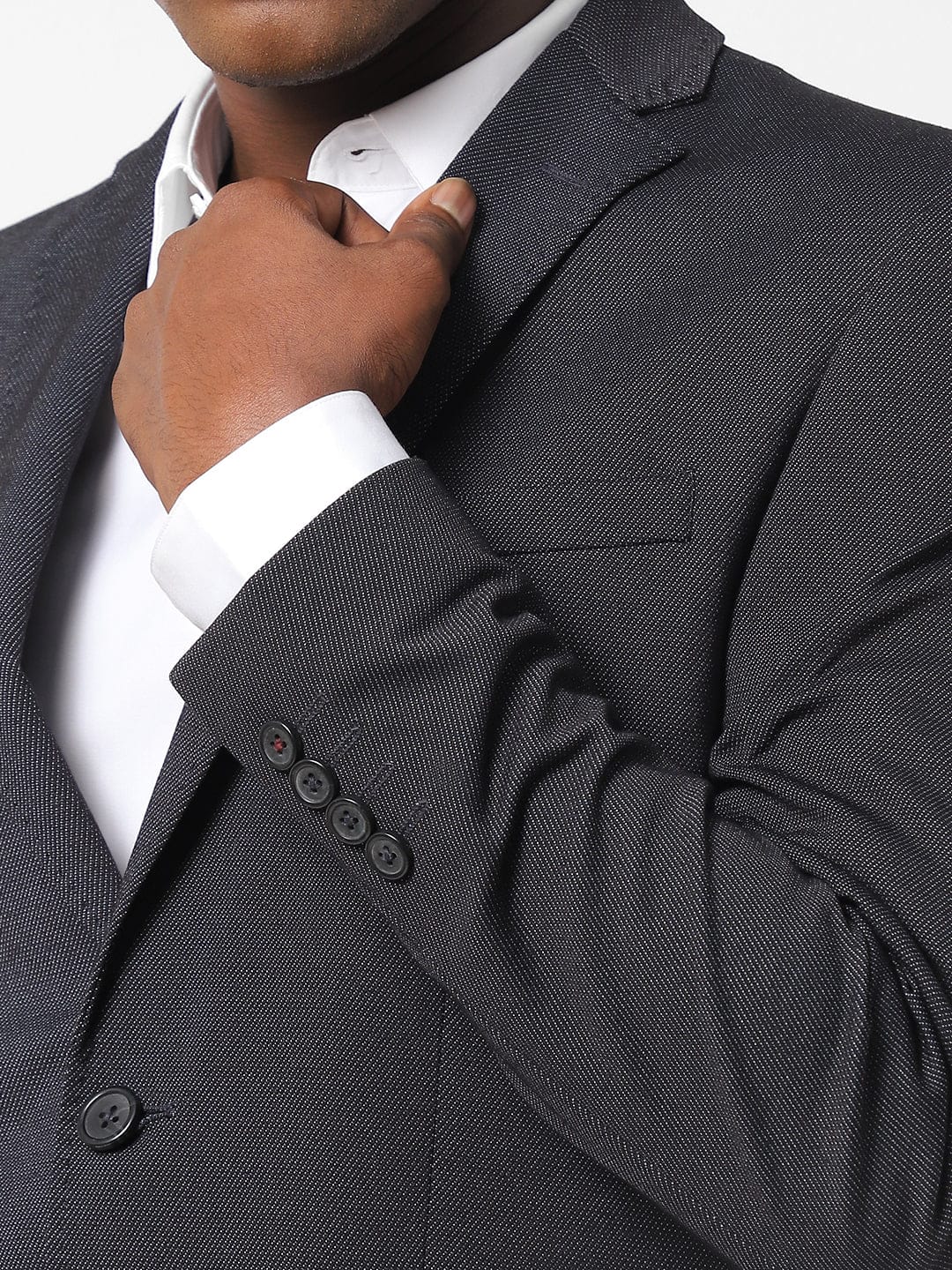 Men's Black Blazer TCJ46452