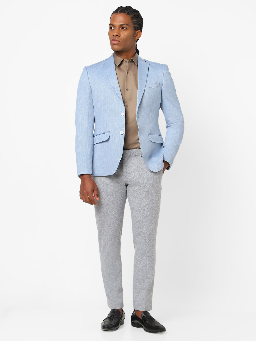 Men's Sky Blue Blazer TCJ-DAVE