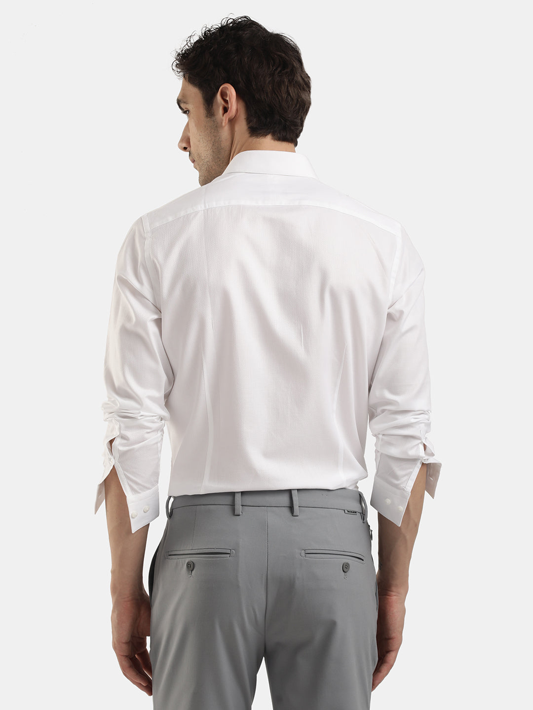 PLAIN DOBBY JACQUARD SHIRT