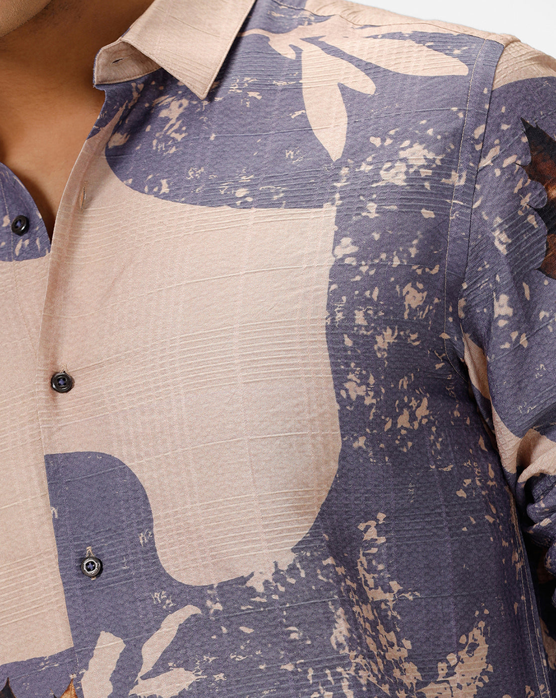 Caracal Maple Leaf Print Casual Shirt