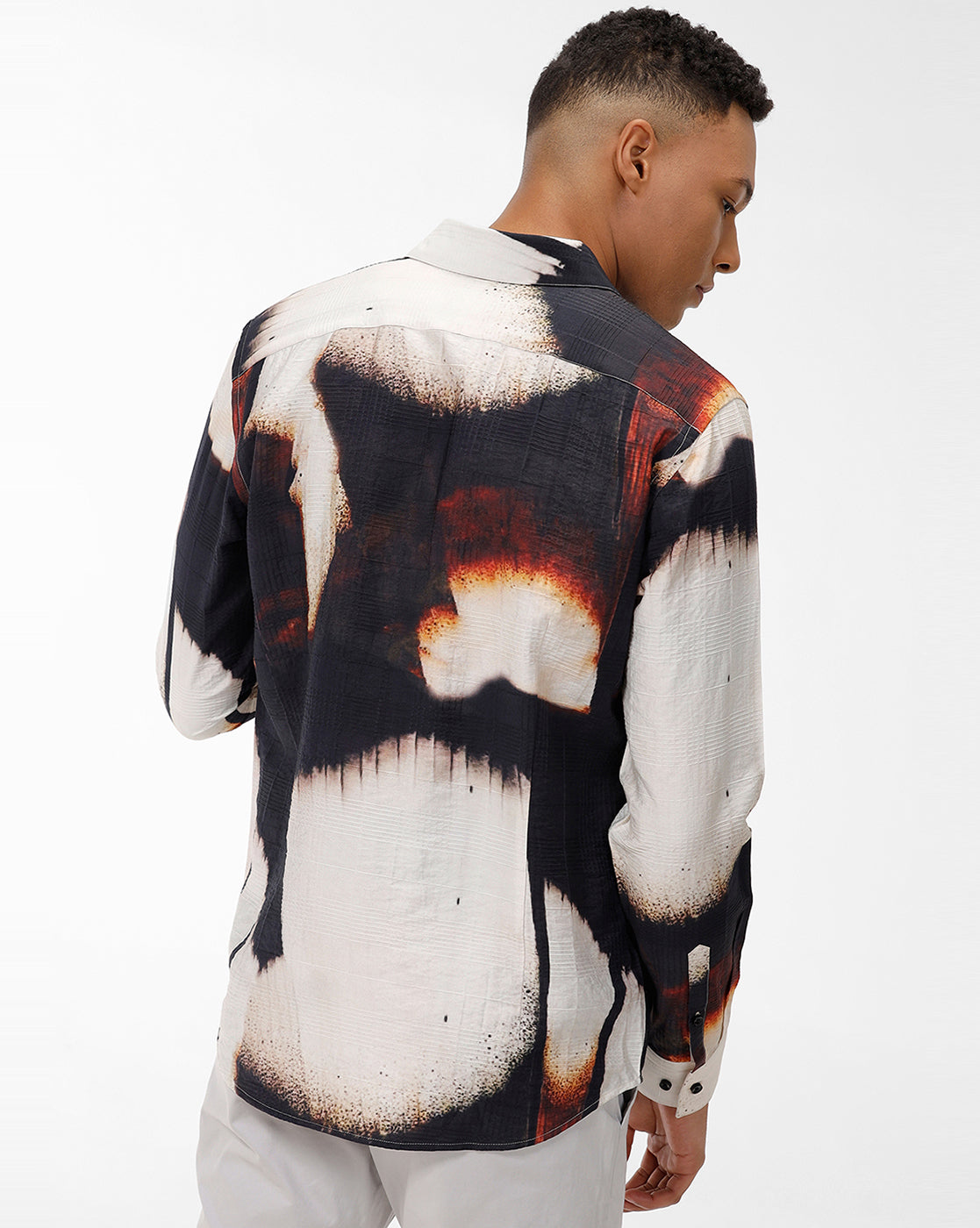 COYOTE – Black Off White Print Shirt